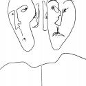 "Two Heads"   Digital Print  1/10